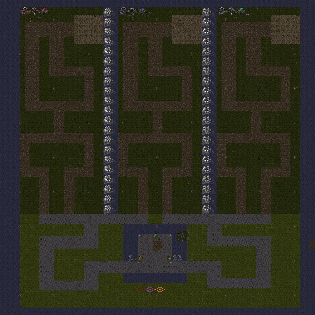 Maze Defense Triple Threat